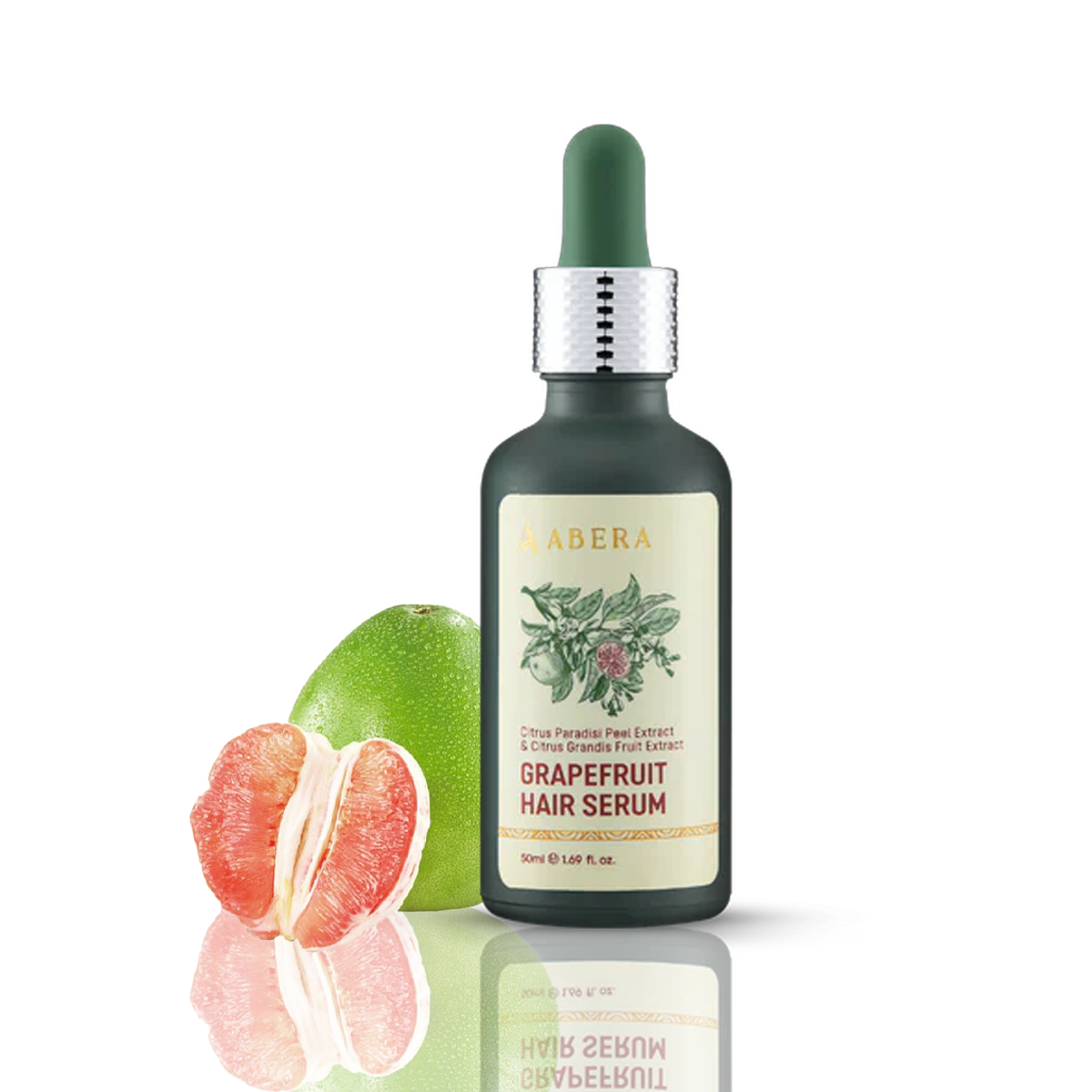 ABERA Advanced Hair Growth Serum With Grapefruit Essence – Reduces Hair Shedding & Stimulates Regrowth, Hydrating Scalp Treatment, 1.69 Fl Oz