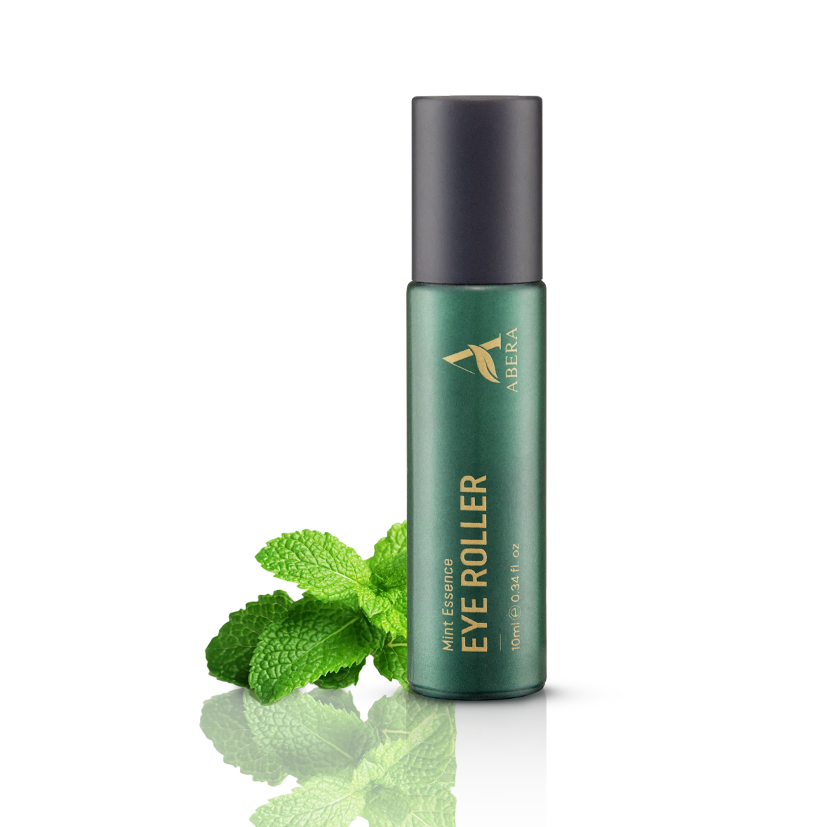 Abera Eye Roller Serum for Men – Eye Bags, Dark Circles & Puffiness Treatment – Mint Essence with Vitamin C & Peptides 0.34 fl oz